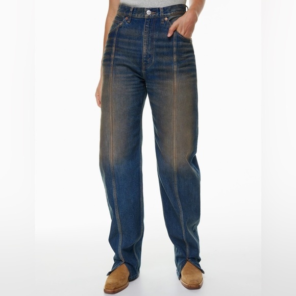 Re/Done Tailored Ultra High Rise Jeans - Picture 3 of 11